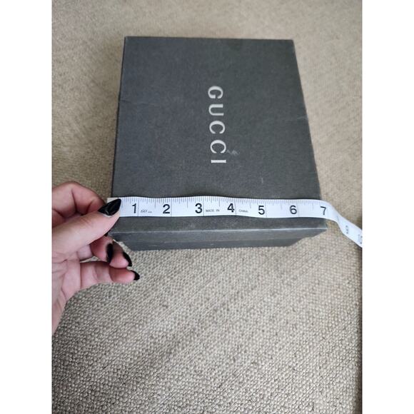 AUTHENTIC Vintage GUCCI GARMENT/GIFT BOX 8 x 7 x 3.5" *EMPTY* - Picture 8 of 10